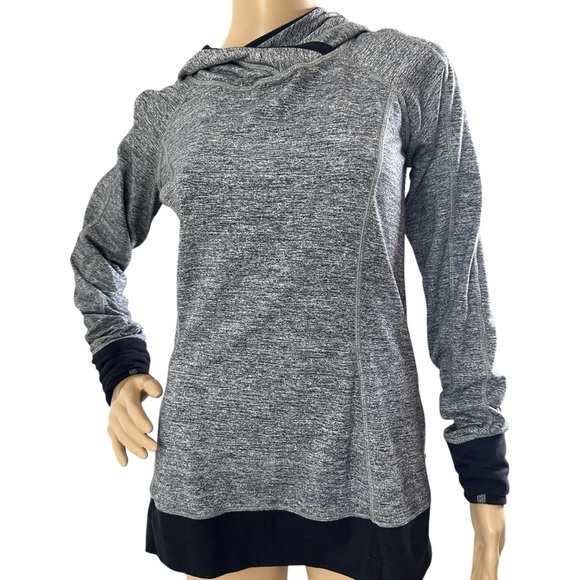 lululemon athletica Think Fast grey heathered hoodie 8 - Picture 1 of 6